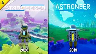 Thumbnail: STARSEEKER vs ASTRONEER - Details and Physics Comparison
