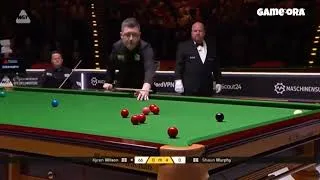 Thumbnail: Kyren Wilson 139 total clearance frame 5 vs Shaun Murphy Q／F Full Match German Masters 2026 snooker