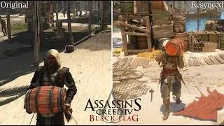 Thumbnail: Assassin's Creed Black Flag Original vs Resynced | Details, Physics & Animation Comparison