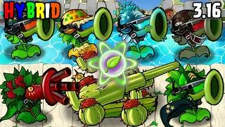 Thumbnail: (Gameplay+Link) PvZ HYBRID 3.16 New Ultimate Gatling Pea Update | GameNHP