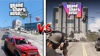 Thumbnail: GTA 5 VS GTA 6 – The Difference Is INSANE! 🔥