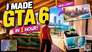 Thumbnail: I Made GTA 6 in 1 HOUR… Based on the NEW LEAKS! 🤯