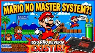 Thumbnail: MARIO NO MASTER SYSTEM?! Isso NÃO deveria existir! #supermario  #mastersystem  #sega  #nintendo