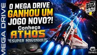 Thumbnail: O MEGA DRIVE GANHOU UM JOGO NOVO?! Conheça Athos Super Navinha  ! #megadrive  #segagenesis  #athos