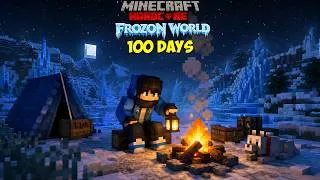 Thumbnail: I Survived 100 Days in A FROZON WORLD in Minecraft Hardcore.