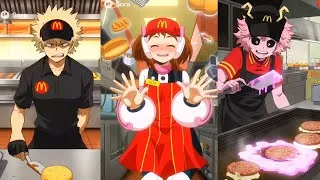 Thumbnail: Class 1A working at McDonald's 🤣 | My Hero Academia Fan Animation (Sub English YouTube CC)