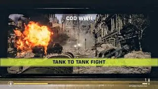 Thumbnail: Call of Duty World War II Tank to Tank Fight GC101 Gameplay