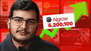 Thumbnail: How @algrow Outsmarted the YouTube Algorithm! : SECRET behind @algrow unstoppable growth🤫