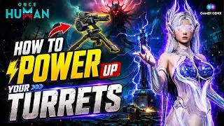 Thumbnail: How to Power Up Turrets in Once Human! ⚡ Easy Turret Power Guide