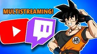 Thumbnail: Goku Live Streams On Twitch AND YouTube Now!