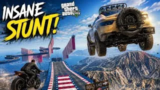 Thumbnail: Insane Stunt, With OffRoad Car and Super Bike, Grandteftauto-5 #gta5