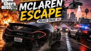 Thumbnail: Mclaren Car, Escaping From Cops.!! #grandtheftautov #grandtheftauto #grandtheftauto5 #gta5 #gtav 
