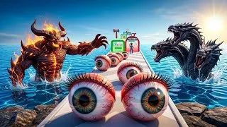Thumbnail: Eye Ball Stack Challenge 👁️😱 | Can You Reach #1