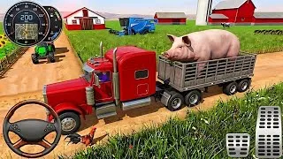 Thumbnail: Animal Transport Cargo Games 🚛🐖 - Real Truck Driving Simulator Gameplay | Transport Animals Safely