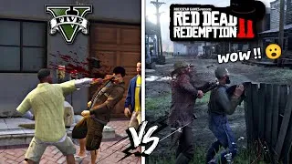 Thumbnail: GTA V vs Red Dead 2: The Ultimate Comparison! 🔥 2024 (Part3)