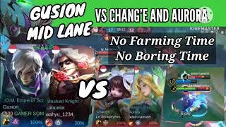 Thumbnail: GUSION MID LANE vs Chang'e and Aurora | GUSION MONTAGE 2026 MLBB