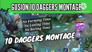 Thumbnail: GUSION 10 Daggers Montage | GUSION MONTAGE 2026 MLBB