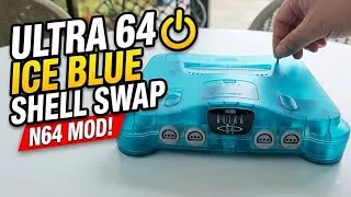 Thumbnail: Nintendo "Ultra 64" Ice Blue Shell Swap 
