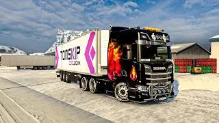 Thumbnail: POV Driving Scania in Iceland. v1.58 -Promods- #eurotrucksimulator2