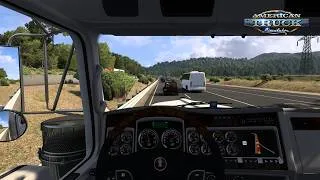Thumbnail: Compact Tractor Delivered from Modesto to Santa | 1.58 American Truck Simulator
