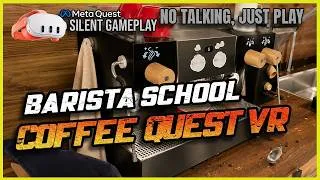 Thumbnail: Coffee Quest VR | BARISTA SCHOOL | First Minutes VR Gameplay (No Commentary) | Meta Quest 3