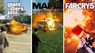 Thumbnail: Car Explosion Animation in 20 Video Games