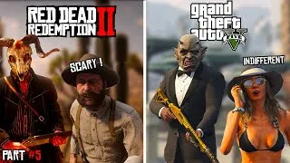 Thumbnail: GTA V vs Red Dead Redemption 2 - Attention to Details and Small Details Comparison - Part 5