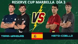 Thumbnail: ARTURO COELLO-COKI NIETO VS MIKE YANGUAS-AGUSTÍN TAPIA | RESERVE CUP MARBELLA DIA 3 2025