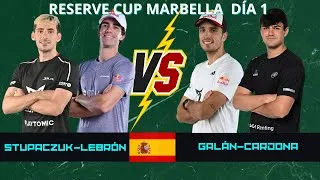 Thumbnail: ALE GALÁN-PABLO CARDONA VS JUAN LEBRÓN-FRANCO STUPACZUK | RESERVE CUP MARBELLA DÍA 1