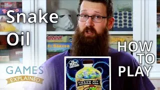 Thumbnail: How to play Snake Oil PLUS our House Rules! - Games Explained