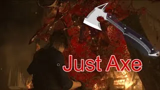 Thumbnail: Can you finish church area with just Axe?? resident evil 9 requiem