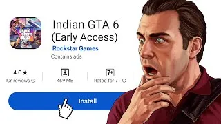 Thumbnail: I Tried The "Secret" Indian GTA 6 Game On Play Store... 😱