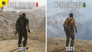Thumbnail: MGS3: Snake Eater vs MGSV: Phantom Pain - Details & Graphic Comparison