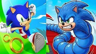 Thumbnail: Sonic Dash vs Sonic The Hedgehog Tower Go Up