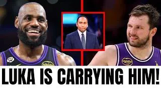 Thumbnail: “Luka Is CARRYING LeBron!” — Stephen A. Sparks Massive NBA Debate!
