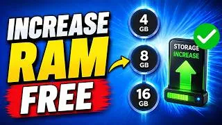 Thumbnail: How to Increase RAM on PC/Laptop Using Virtual Memory (2026) | Speed Up Windows 11/10