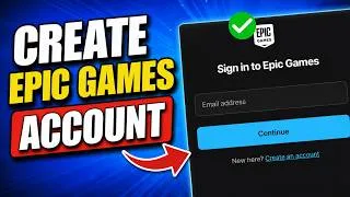 Thumbnail: How to Create an Epic Games Account (2026) | Step-by-Step Sign Up Guide for Beginners