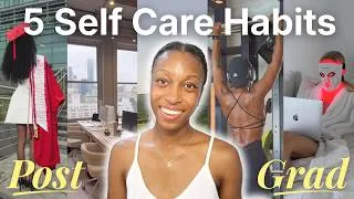 Thumbnail: 5 Self-Care Habits Every Post Grad Needs 🎓 big sister ADVICE for your 20s