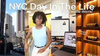 Thumbnail: 6am NYC vlog as a social media intern˚୨୧⋆ new job, post grad, 9-5 office, startup life & more!