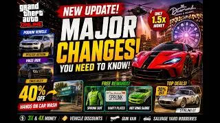 Thumbnail: GTA Online NEW Weekly Update! 40% OFF Property + FREE Cars & HUGE Bonuses! (GTA 5)