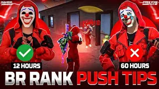 Thumbnail: NEW SEASON 😱🔥- BR RANK PUSH Tips And Tricks || How To Push Rank In Free Fire || Free Fire Max