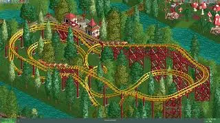 Thumbnail: RollerCoaster Tycoon 2: Six Flags Belgium 'Tornado' Coaster – 3-Hour ASMR