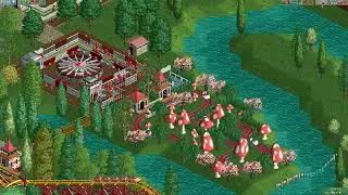 Thumbnail: RollerCoaster Tycoon 2 Six Flags Belgium: Cheshire Cats 1 & Enterprise 1 Coasters – 5-Hour ASMR