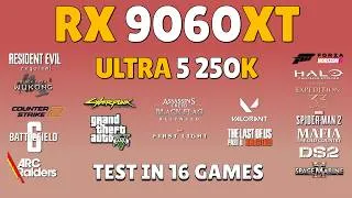 Thumbnail: Ultra 5 250k Plus + RX 9060 XT 16GB : Test in 16 Games