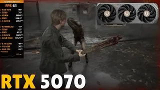 Thumbnail: RTX 5070: SILENT HILL 2 Remake | 1080p, 1440p, 4K | DLSS 4, Ray Tracing, MFG