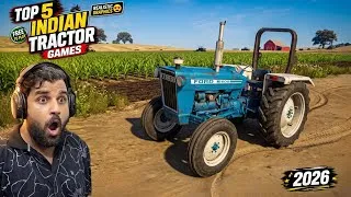 Thumbnail: Top 5 Indian Tractor Simulator Games for Android | Best Tractor Simulator Games for Android 