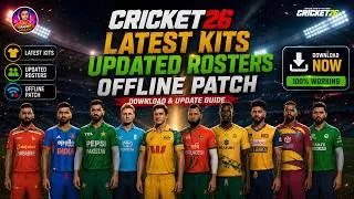 Thumbnail: Cricket 26 - Download ALL Teams Latest Kits & Rosters (Offline Patch)