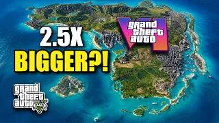 Thumbnail: GTA 6 Map Is 2.5x Bigger Than GTA 5 — And You Won't Believe the Details