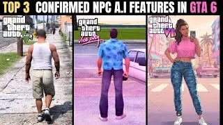 Thumbnail: GTA 6: CONFIRMED A.I  Features! | Top 3 That DESTROY Every Older GTA! 🔥