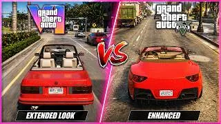 Thumbnail: GTA 6 Extended Look vs GTA 5 Enhanced - The REAL Difference!